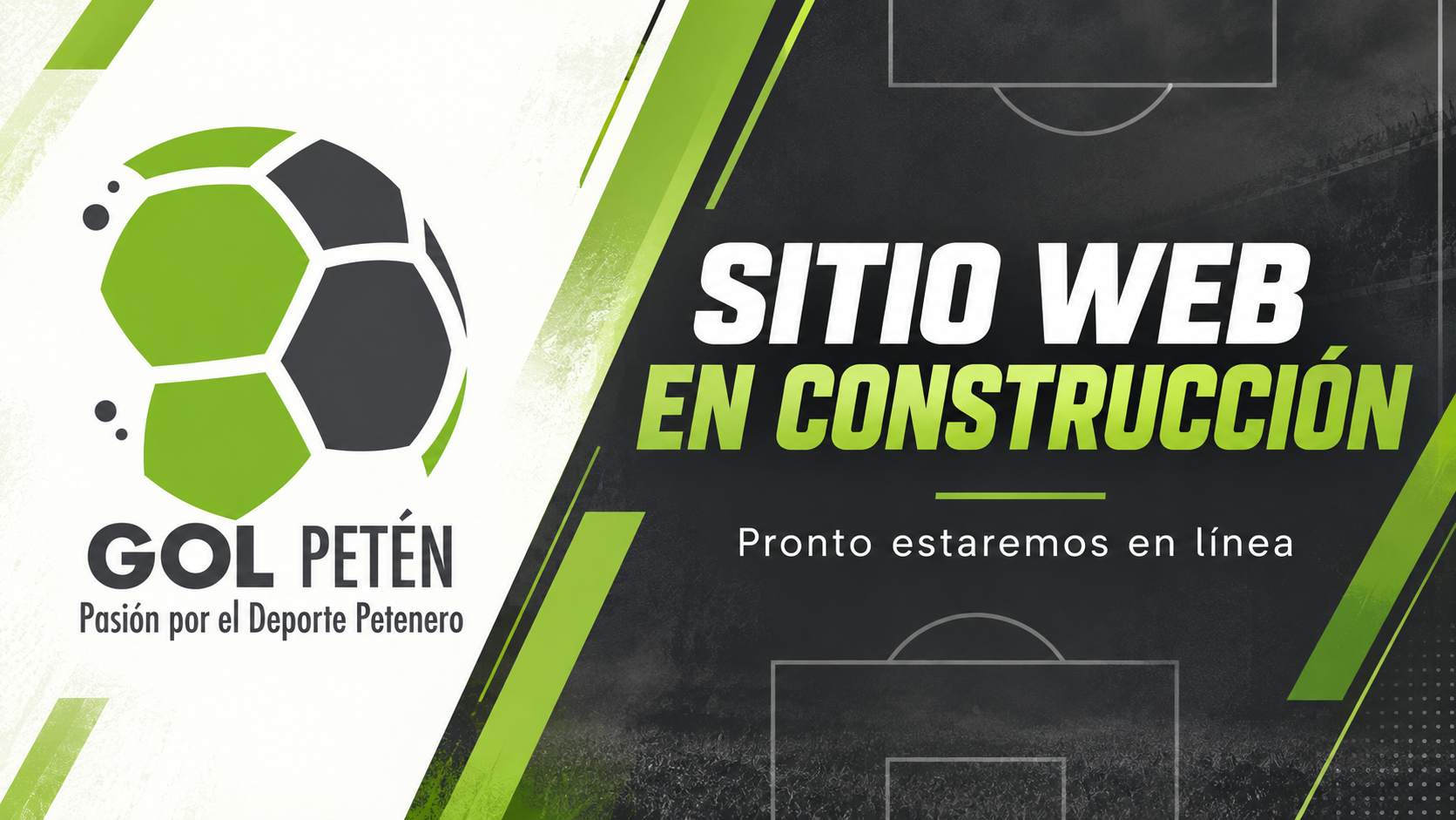 Gol Petén. Pasión por el Deporte Petenero. Sitio web en construcción. Pronto estaremos en línea.